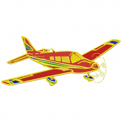 Airplanes Embroidery Design 10
